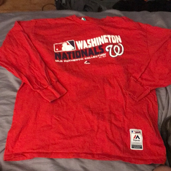 washington nationals long sleeve shirt